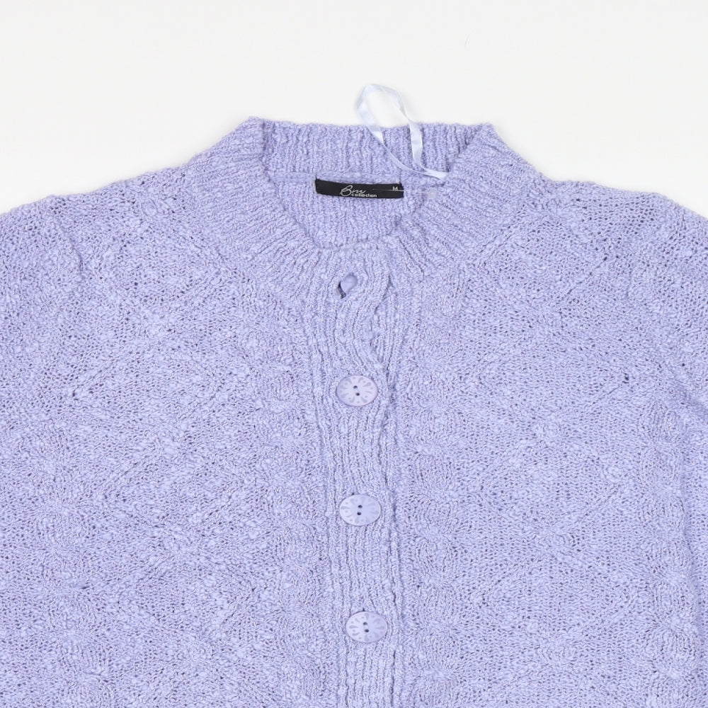BM Womens Purple   Cardigan Jumper Size M