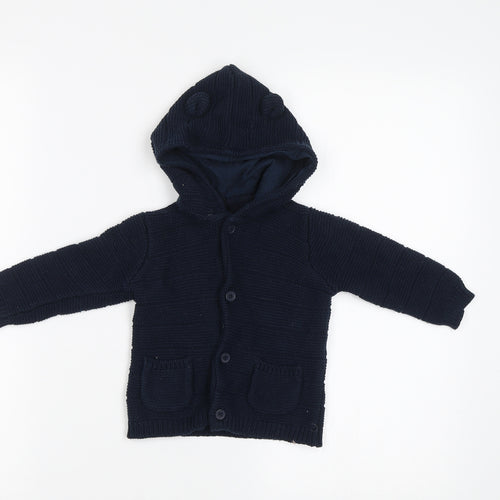 George Baby Blue   Cardigan Jumper Size 6-9 Months