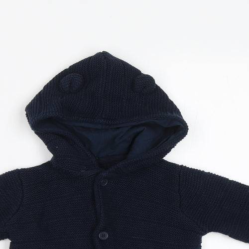 George Baby Blue   Cardigan Jumper Size 6-9 Months