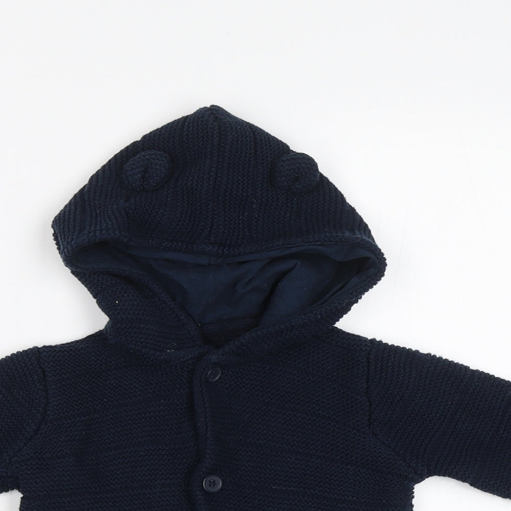 George Baby Blue   Cardigan Jumper Size 6-9 Months