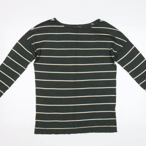 Atmosphere Womens Green Striped  Pullover Jumper Size 12