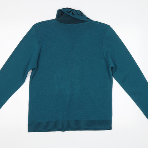 Classic Womens Green   Pullover Jumper Size M