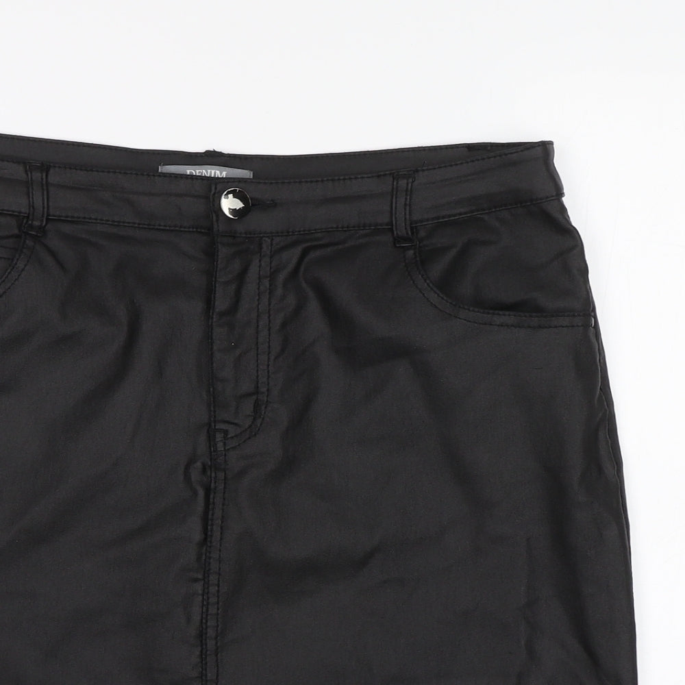 Dorothy Perkins Womens Black   Mini Skirt Size 14