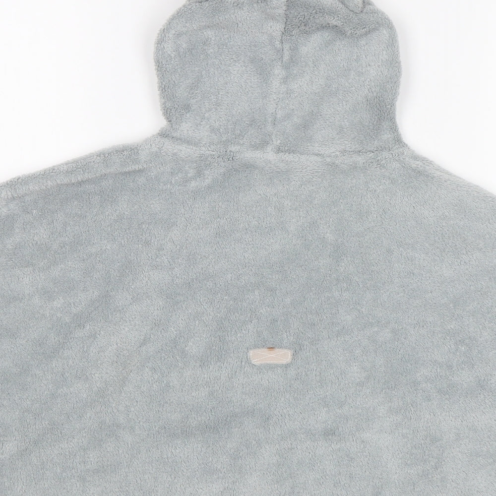George Girls Grey  Fleece Cape Jumper Size S  - Bunny cape
