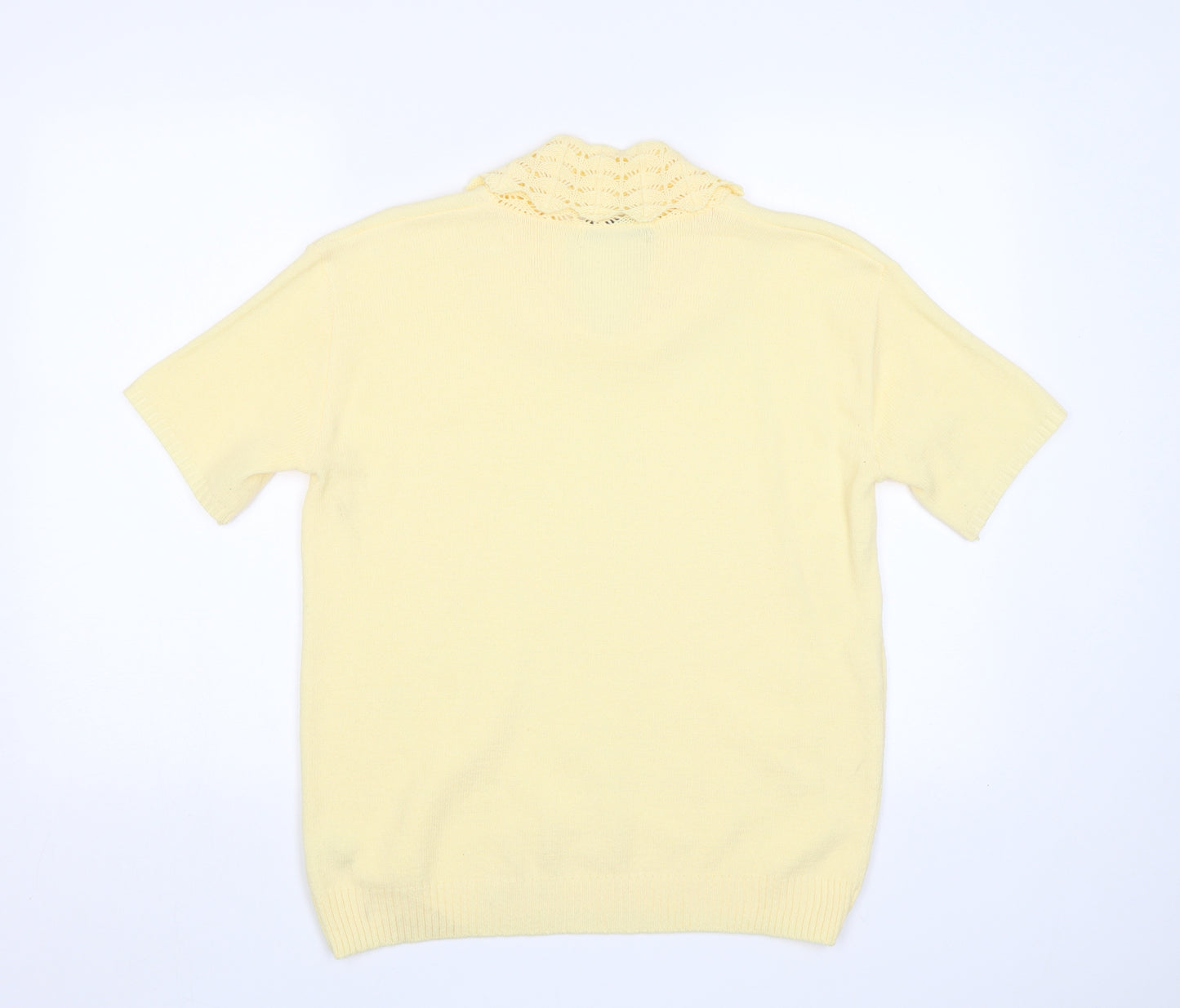 Pure & Natural Womens Yellow   Pullover Jumper Size L