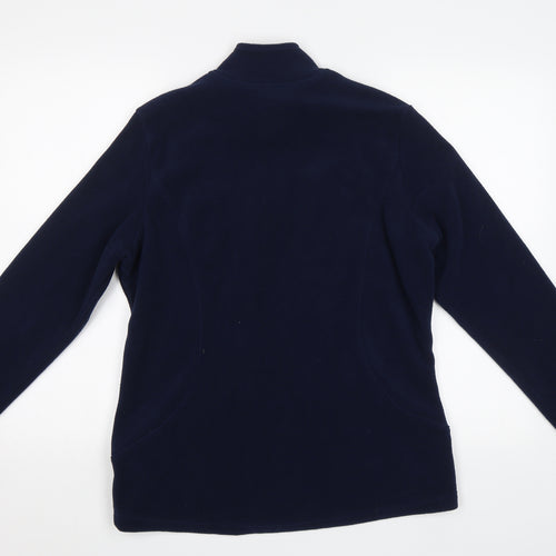 M&S Womens Blue   Full Zip Sweatshirt Size 14