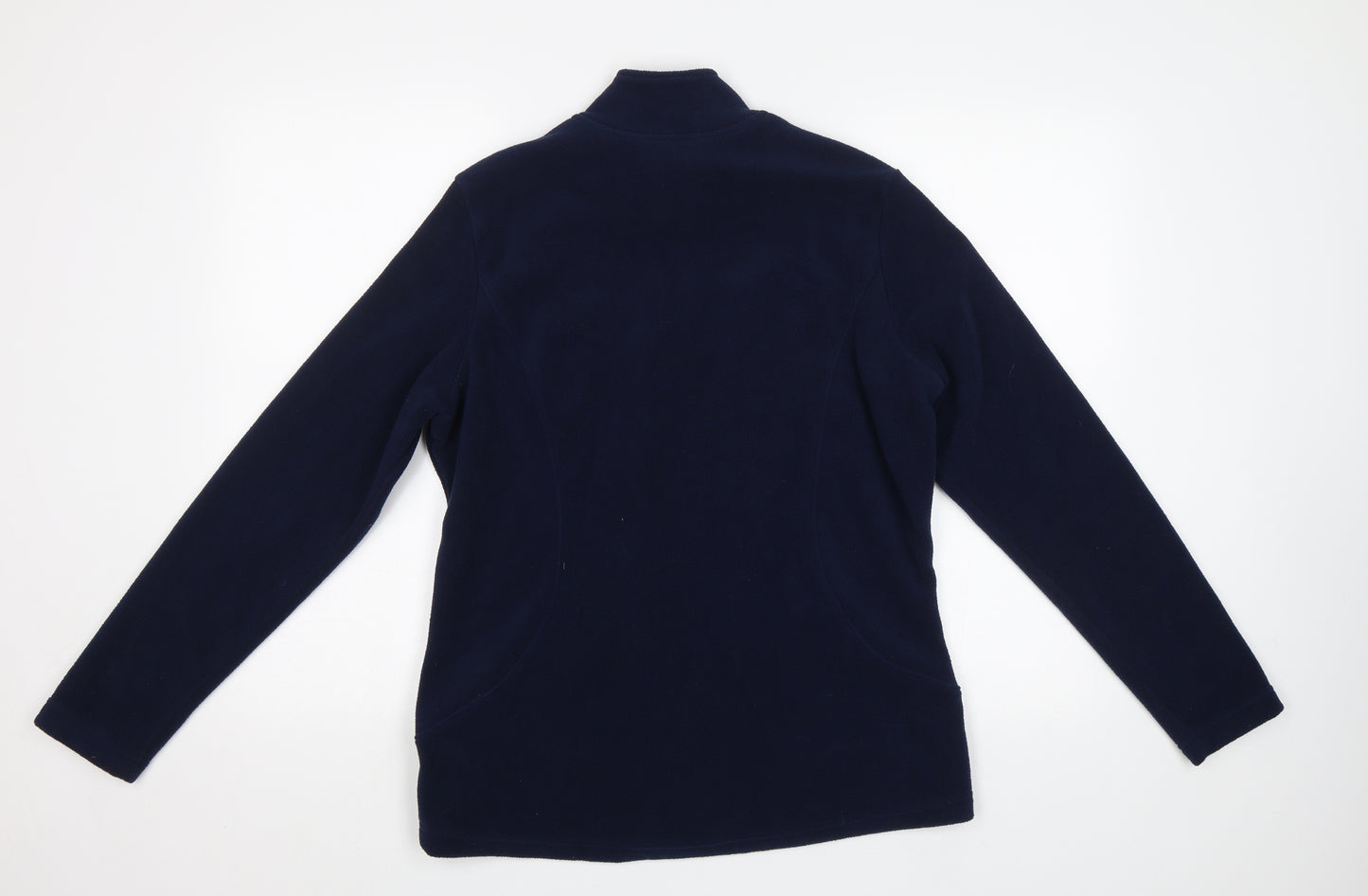 M&S Womens Blue   Full Zip Sweatshirt Size 14