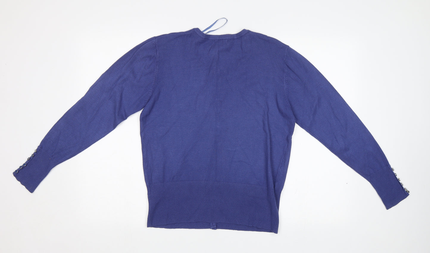 Roman Womens Blue   Cardigan Jumper Size 12