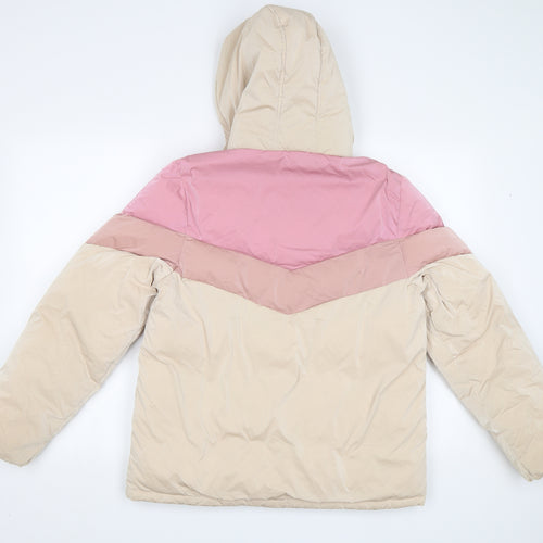 George Girls Pink   Puffer Jacket Jacket Size 13-14 Years
