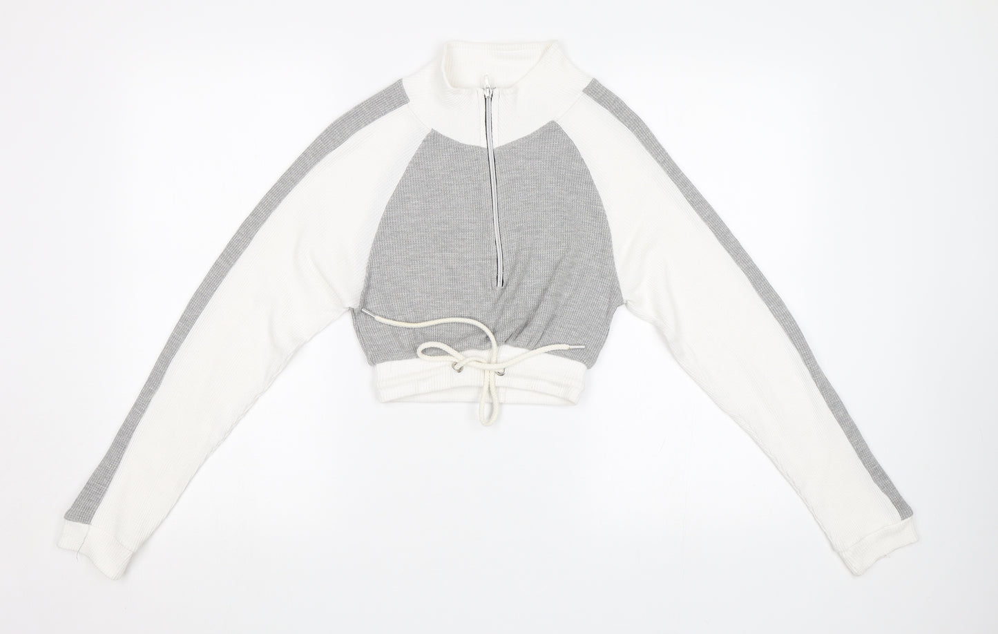pretty Womens Grey   Pullover Sweatshirt Size 4