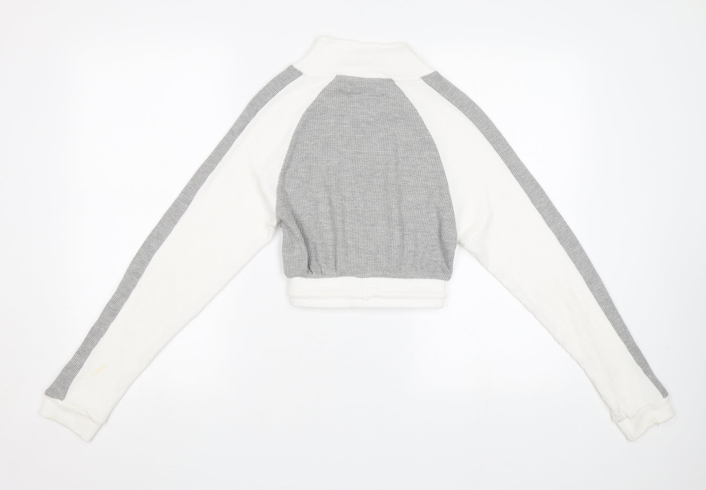 pretty Womens Grey   Pullover Sweatshirt Size 4