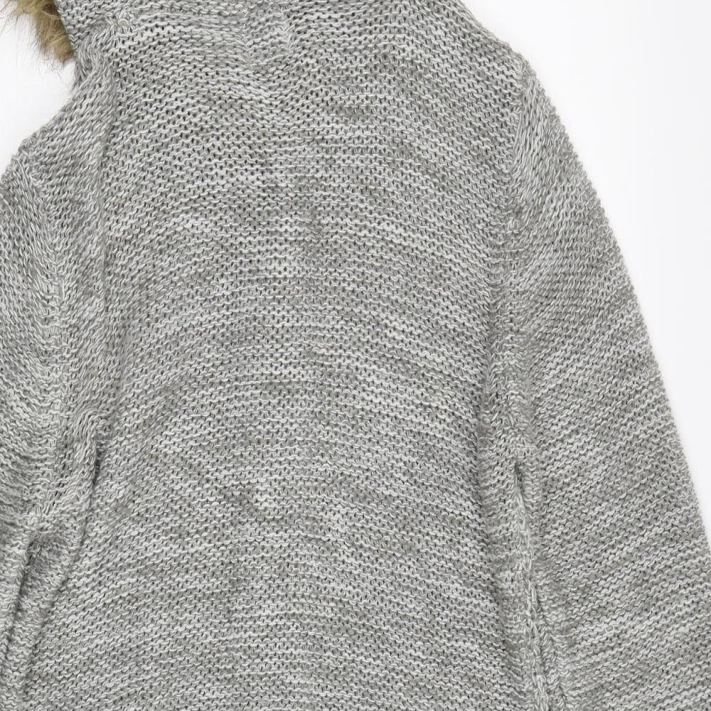 Be You Womens Grey   Cardigan Jumper Size 12