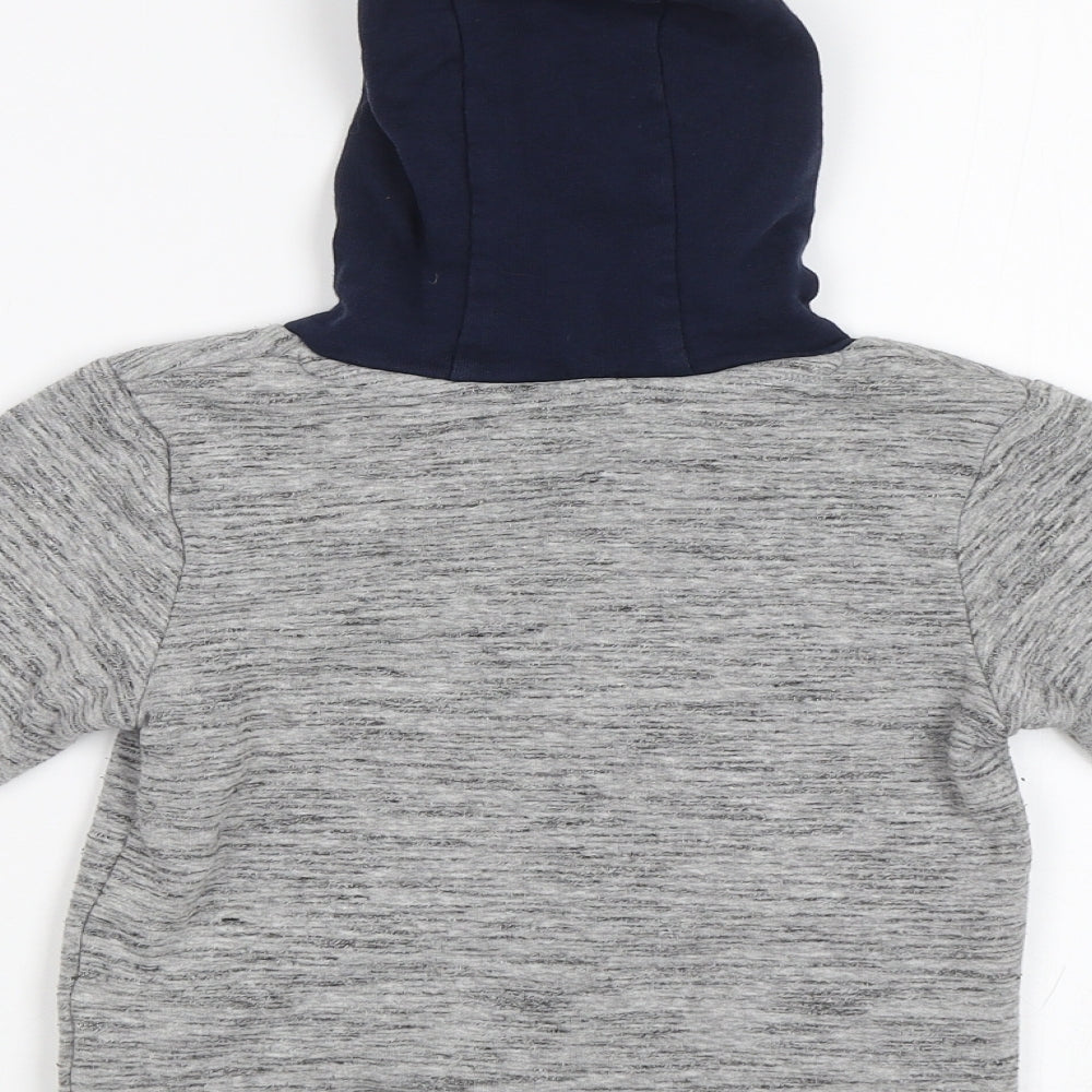 Matalan Boys Grey   Pullover Hoodie Size 3-4 Years