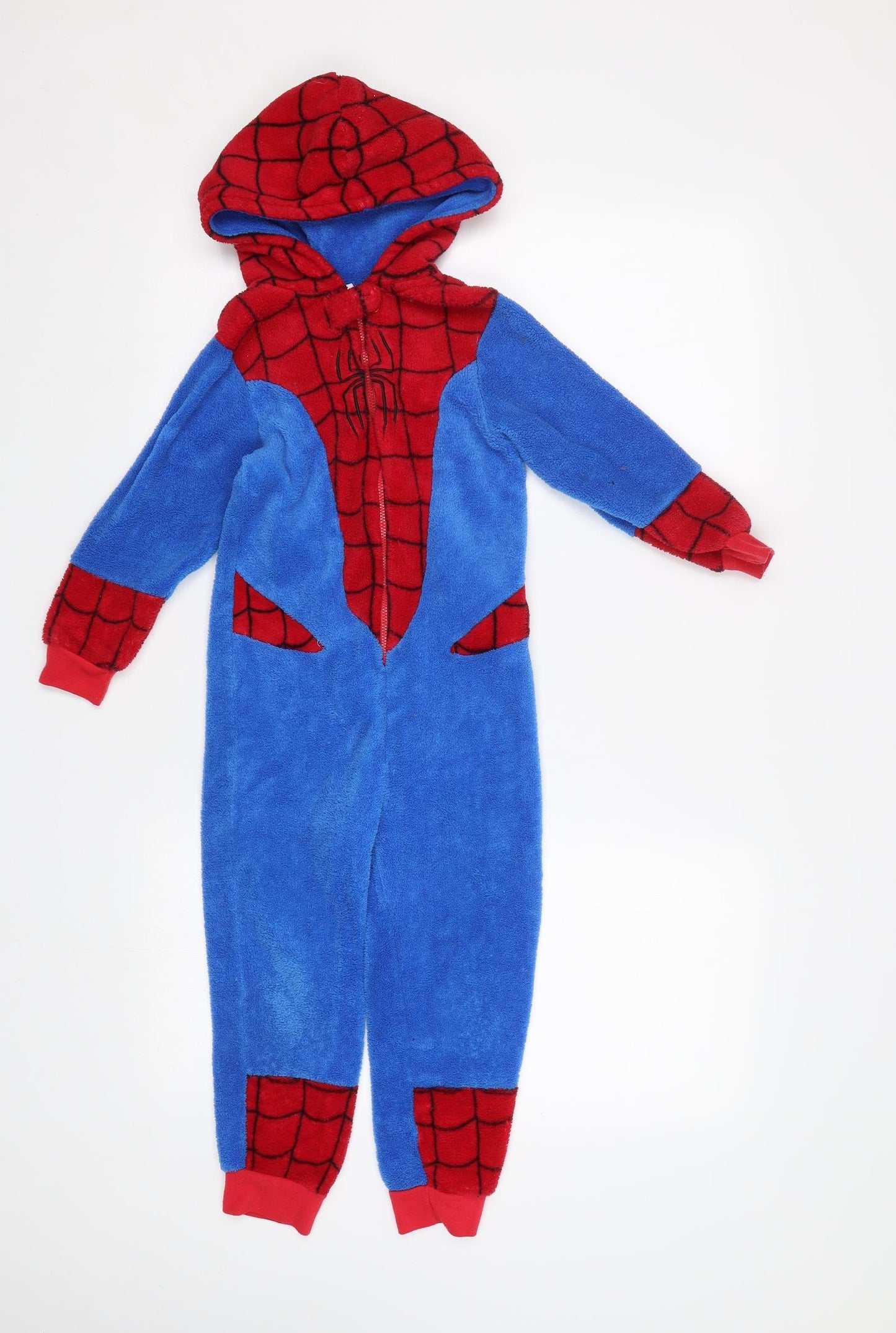 Primark Boys Blue Solid   Bodysuit Size 6-7 Years  - Spider Man