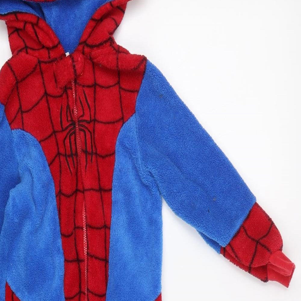 Primark Boys Blue Solid   Bodysuit Size 6-7 Years  - Spider Man