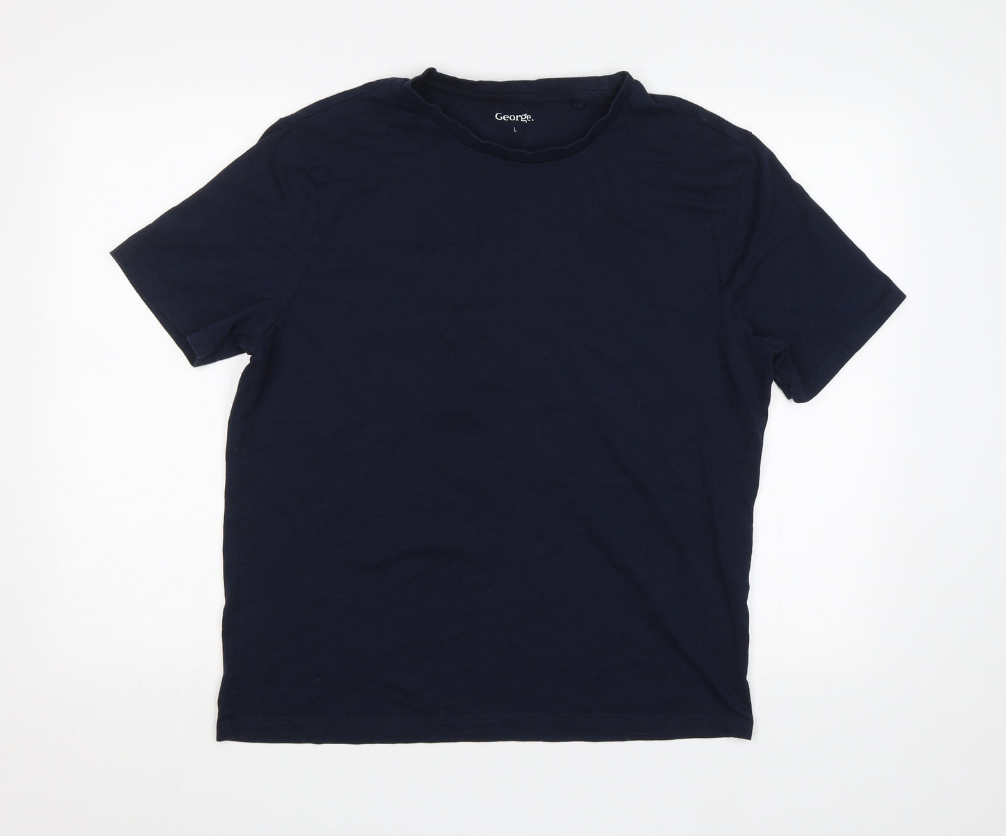 George Mens Blue    T-Shirt Size L