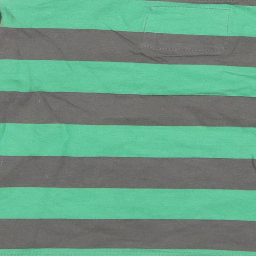 TU Baby Green Striped  Basic T-Shirt Size 9-12 Months