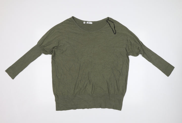 bonprix Womens Green   Pullover Jumper Size XL