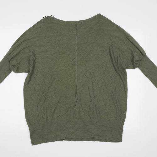 bonprix Womens Green   Pullover Jumper Size XL