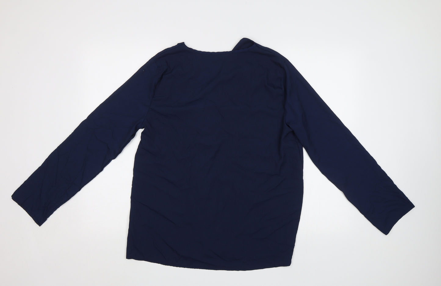 Preworn Womens Blue   Basic Button-Up Size L