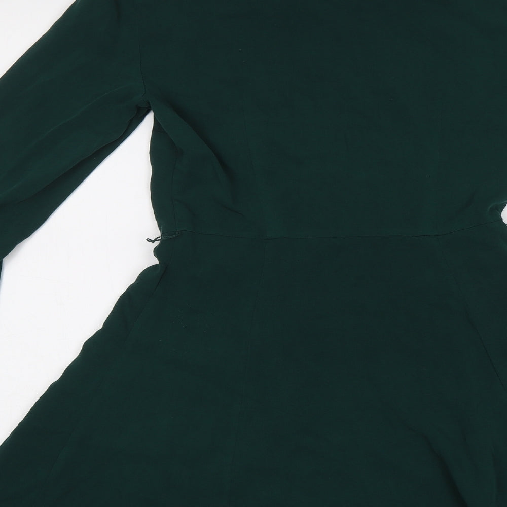 Oasis Womens Green   Shirt Dress  Size 6