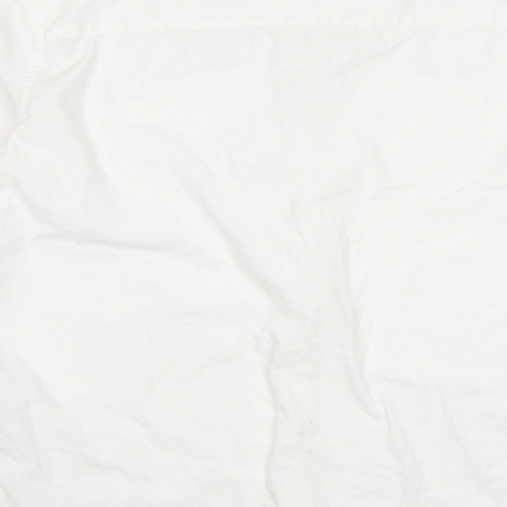New Look Mens White    Button-Up Size M