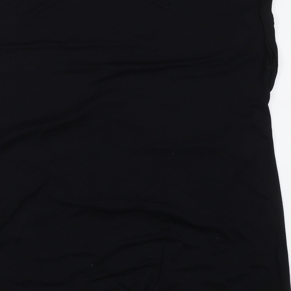 F&F Womens Black Striped  Basic Blouse Size 16