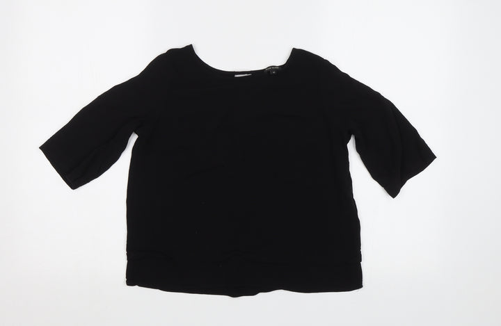 River Island Womens Black   Basic Blouse Size 10