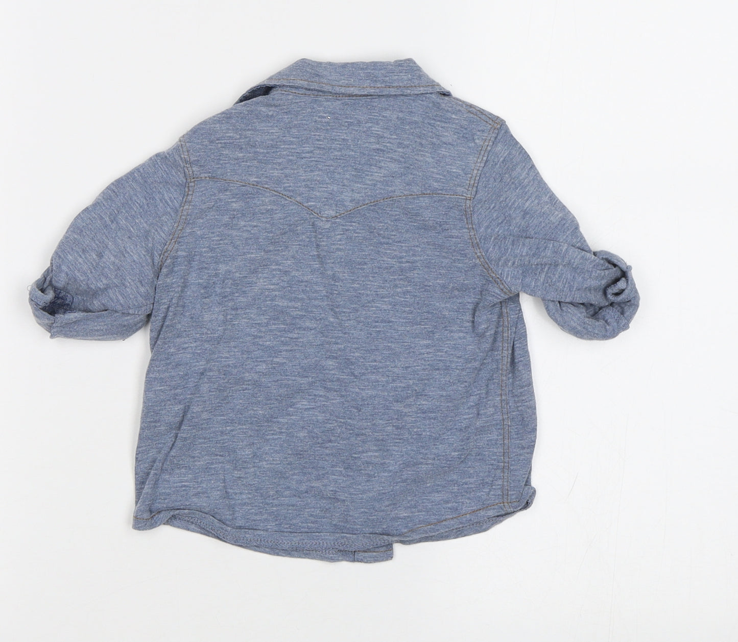 NEXT Baby Blue   Basic Button-Up Size 9-12 Months