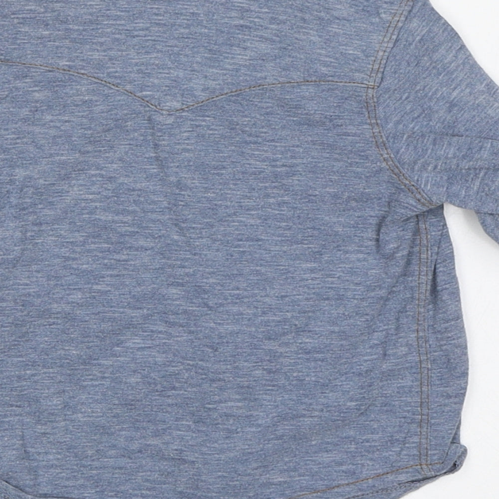 NEXT Baby Blue   Basic Button-Up Size 9-12 Months