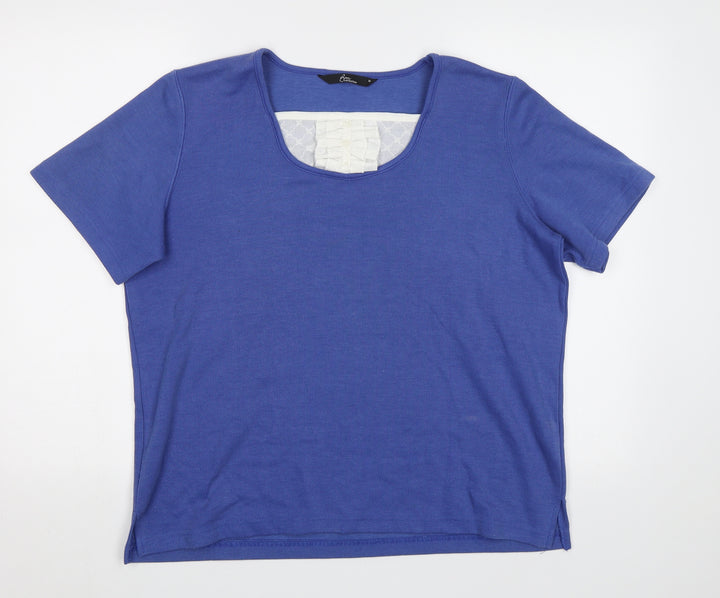 BM Womens Blue   Basic Blouse Size M