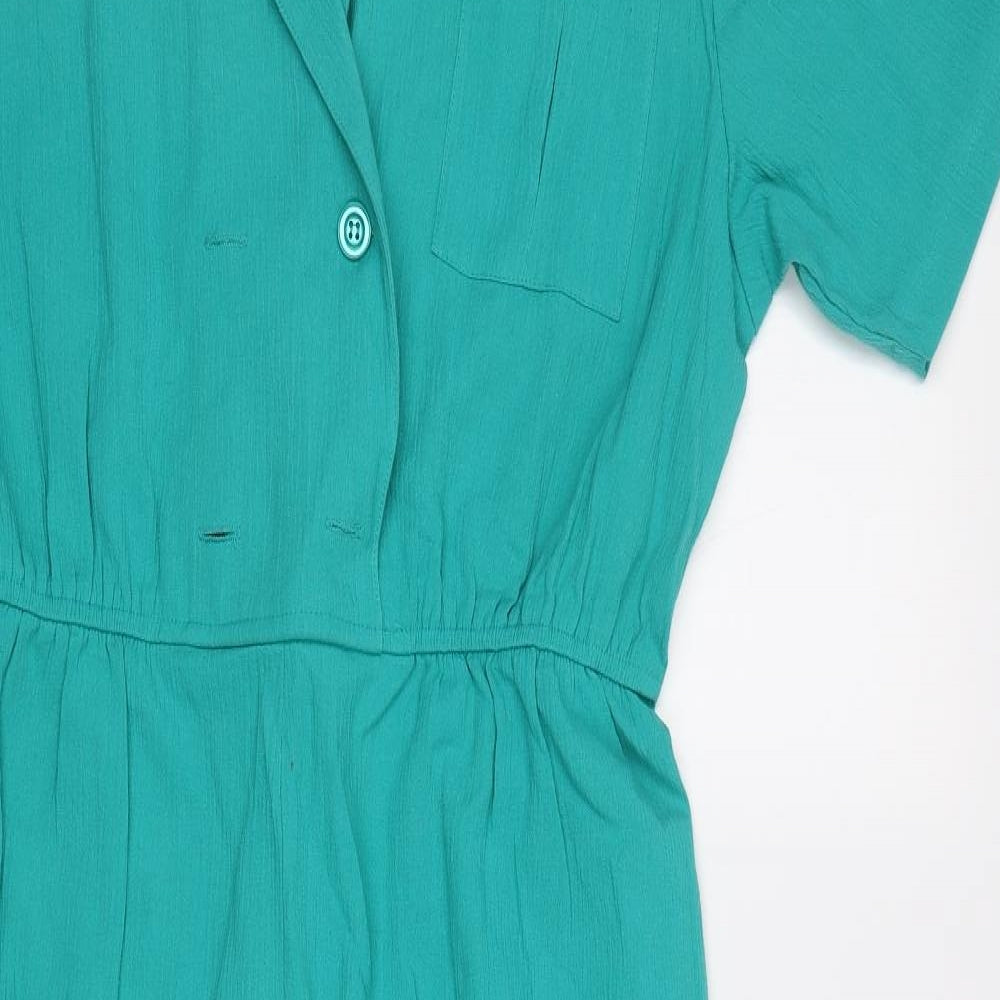 Sensations Womens Green   Jumpsuit One-Piece Size 18