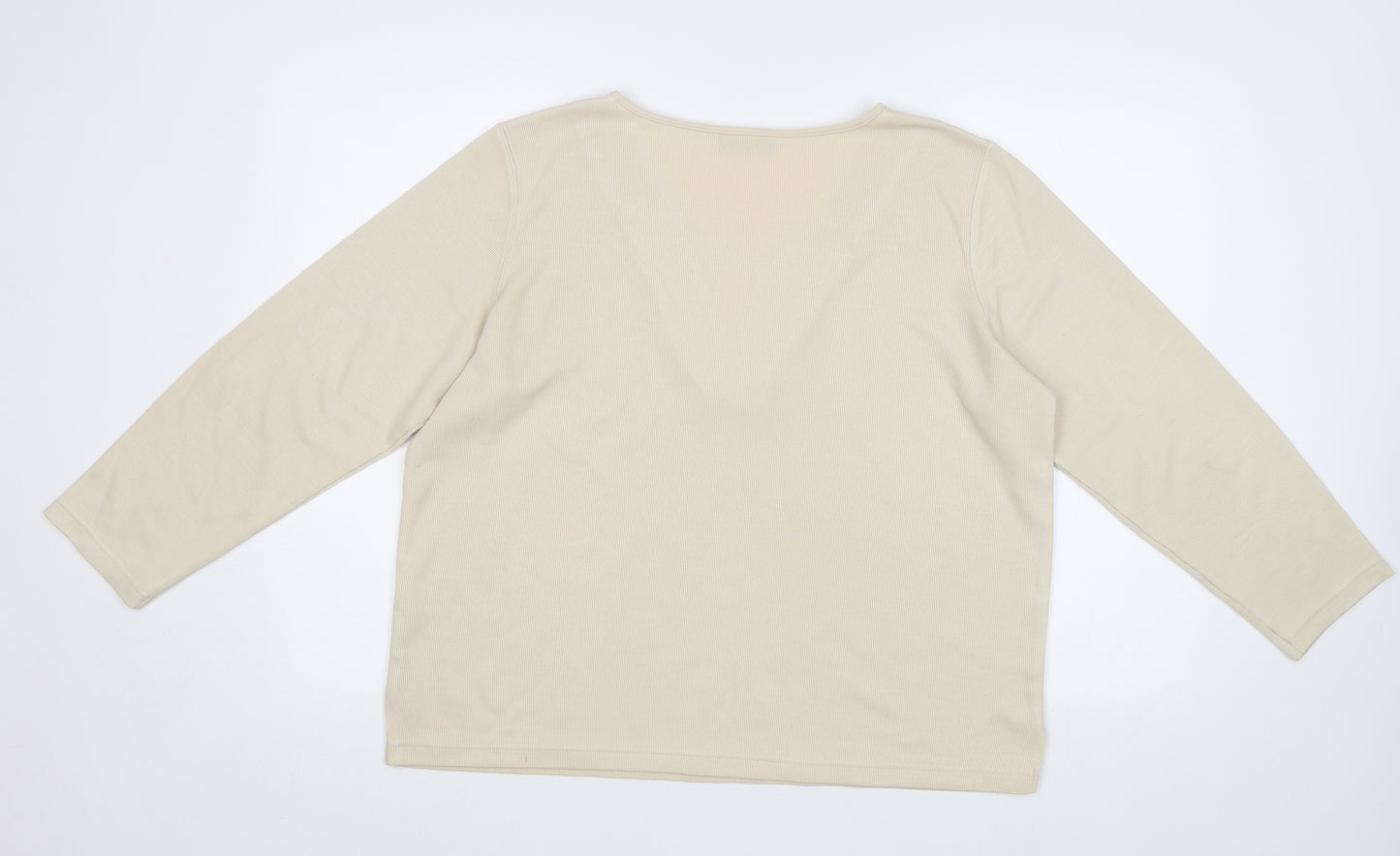 BM Womens Beige   Basic Blouse Size M