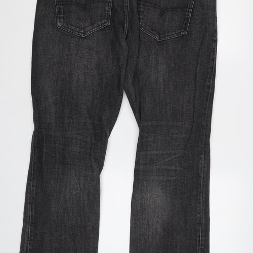 NEXT Mens Grey   Bootcut Jeans Size 38 L31 in