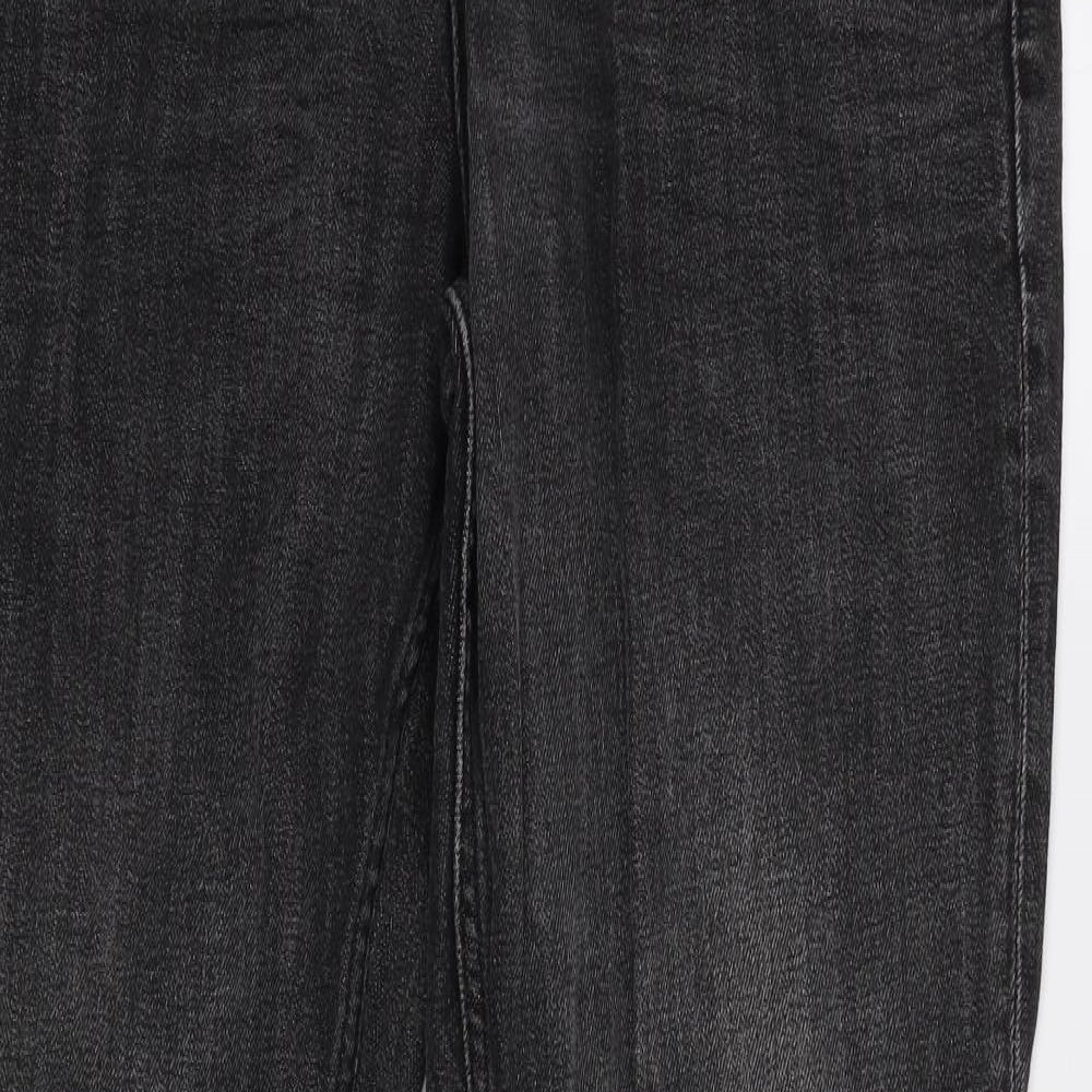 NEXT Mens Grey   Bootcut Jeans Size 38 L31 in