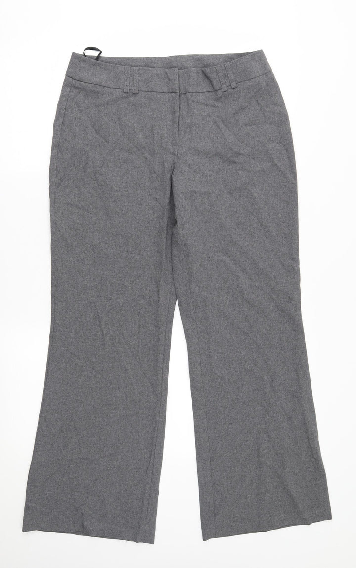 F&F Womens Grey Suit Trousers Size 12