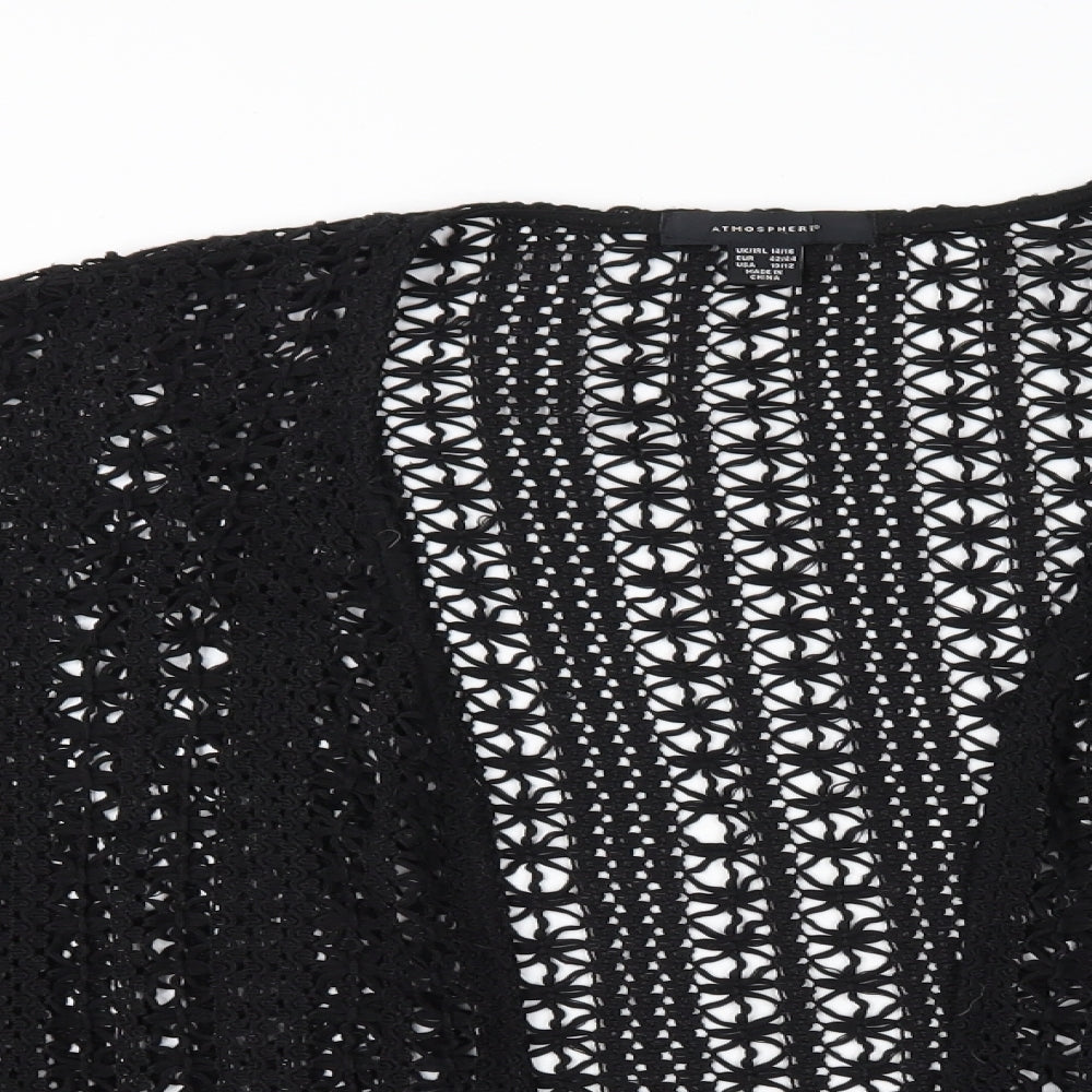 Atmosphere Womens Black   Cardigan Jumper Size 14