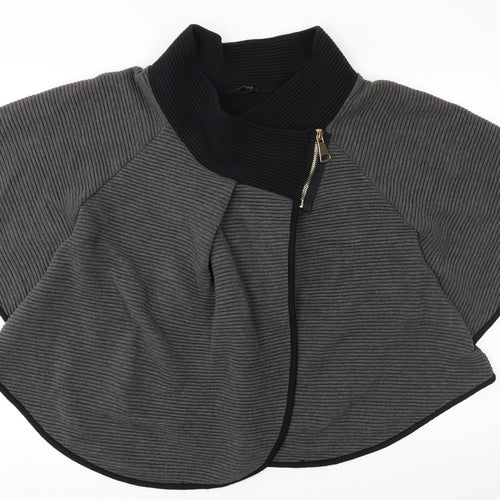 Quiz Womens Grey   Wrap Jumper Size M