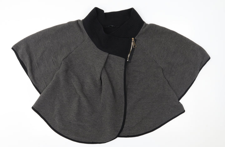 Quiz Womens Grey   Wrap Jumper Size M