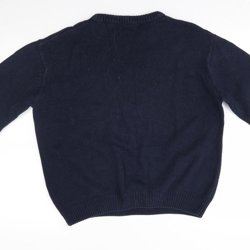 jason jones Mens Blue   Pullover Jumper Size M