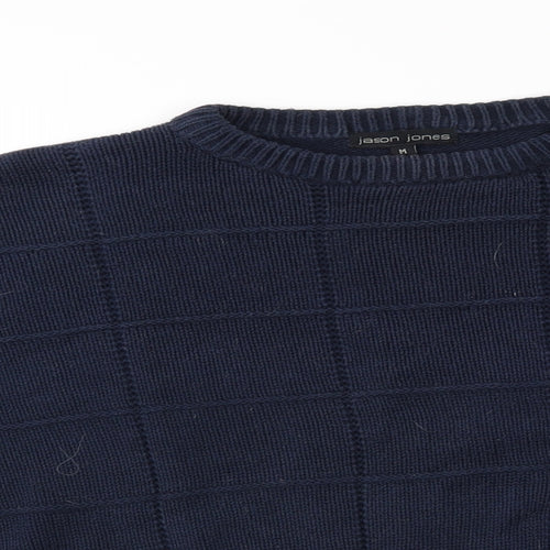 jason jones Mens Blue   Pullover Jumper Size M