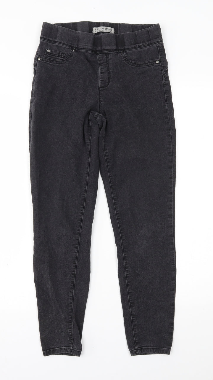 denim co Womens Grey Jegging Leggings Size 8 L25 in