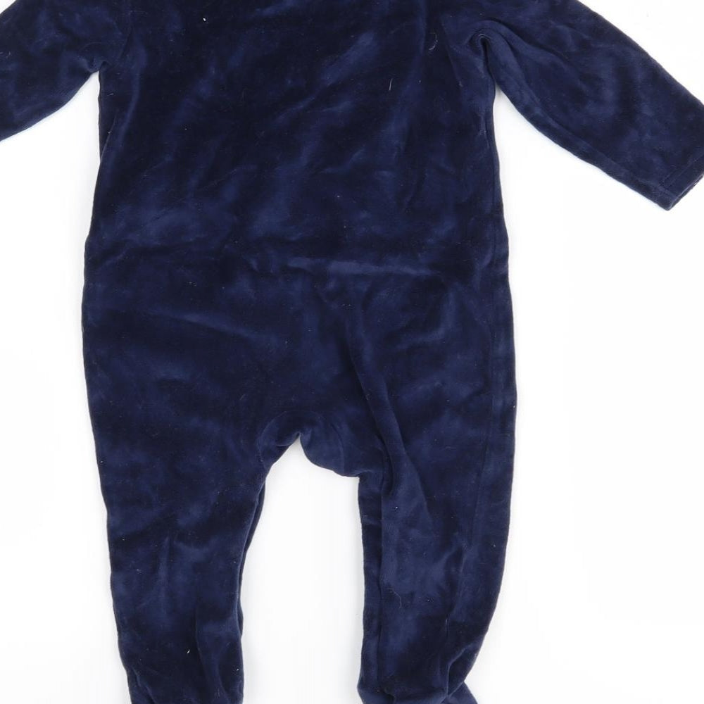 Primark Baby Blue   Babygrow One-Piece Size 12-18 Months  - mickey mouse