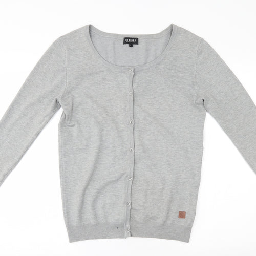 desires Womens Grey   Cardigan Jumper Size L