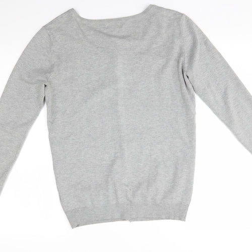 desires Womens Grey   Cardigan Jumper Size L