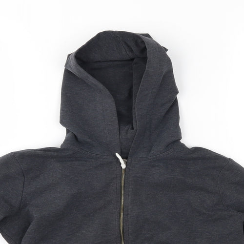M&S Boys Grey   Full Zip Hoodie Size 11-12 Years