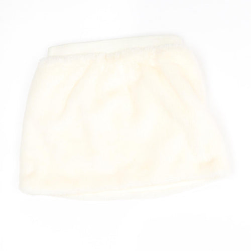 Preworn Girls Ivory   A-Line Skirt Size 5-6 Years