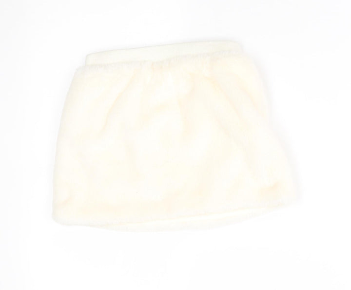 Preworn Girls Ivory   A-Line Skirt Size 5-6 Years