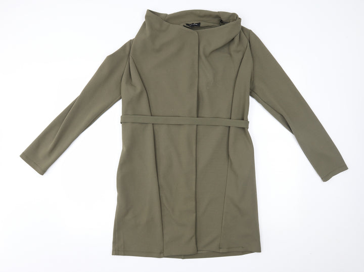 New Look Womens Green    Coatigan Size 10