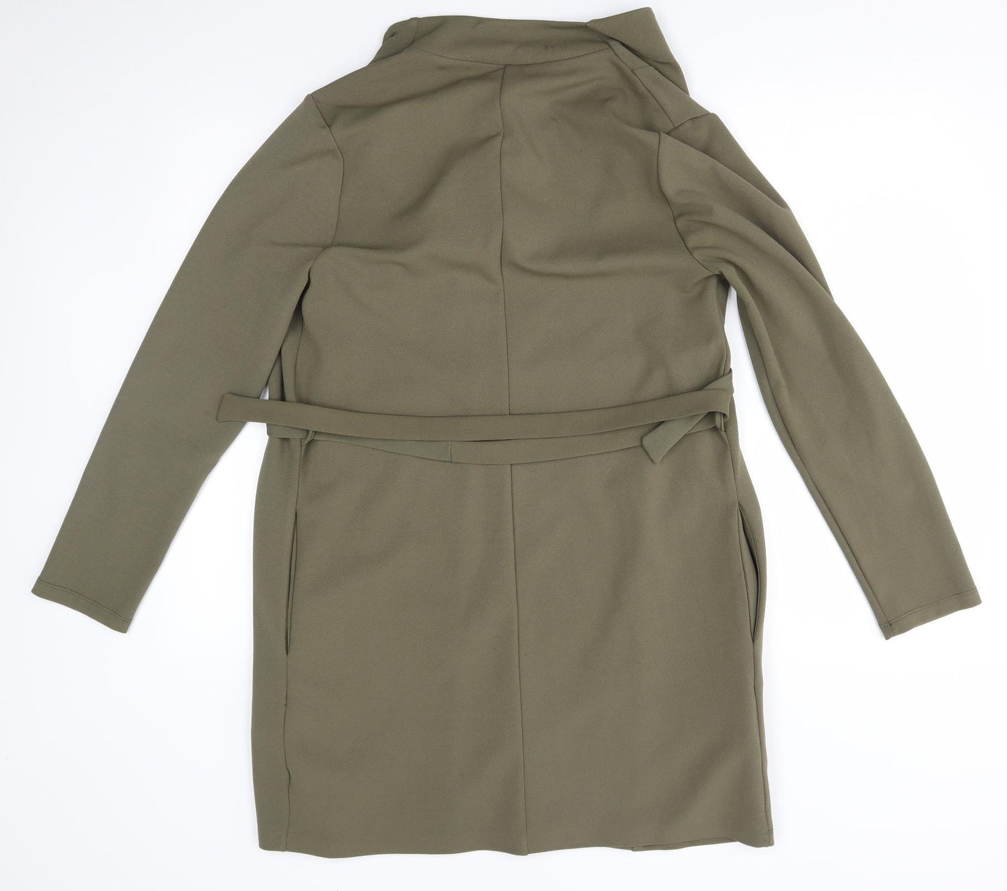 New Look Womens Green    Coatigan Size 10